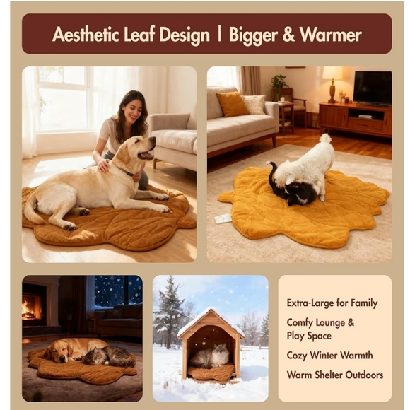 Vagascape Large Pet Heating Pad Waterproof Electric Heated Pet Bed - Picture 2 of 16